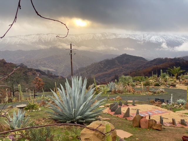 Snow near Lake Berryessa